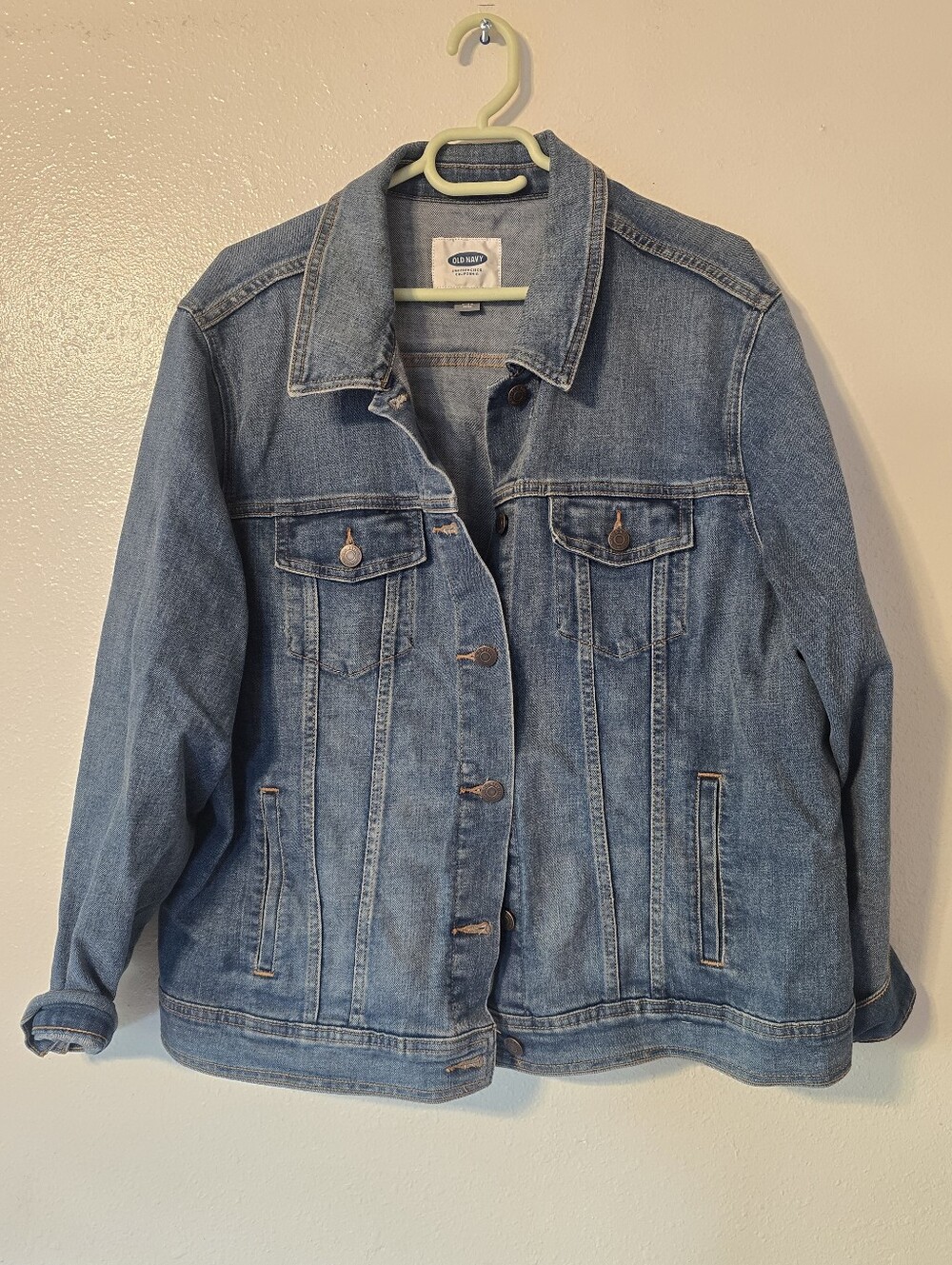 Old Navy Women's Stretch Denim Jacket - Medium Wash - Size XXL / Like New